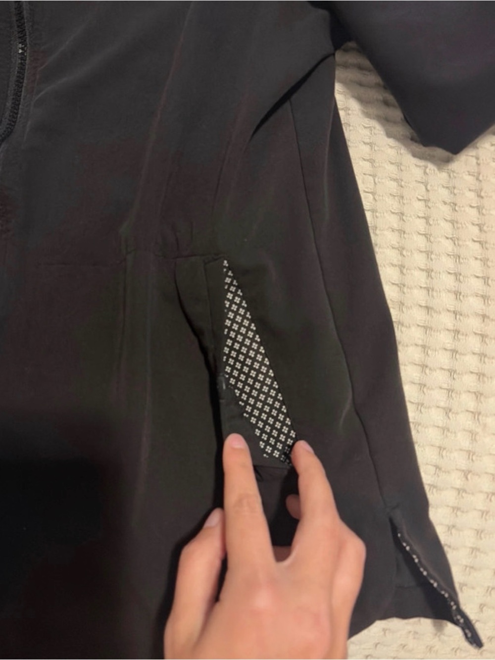 Women’s Black Scrub Jacket - Picture 2 of 5